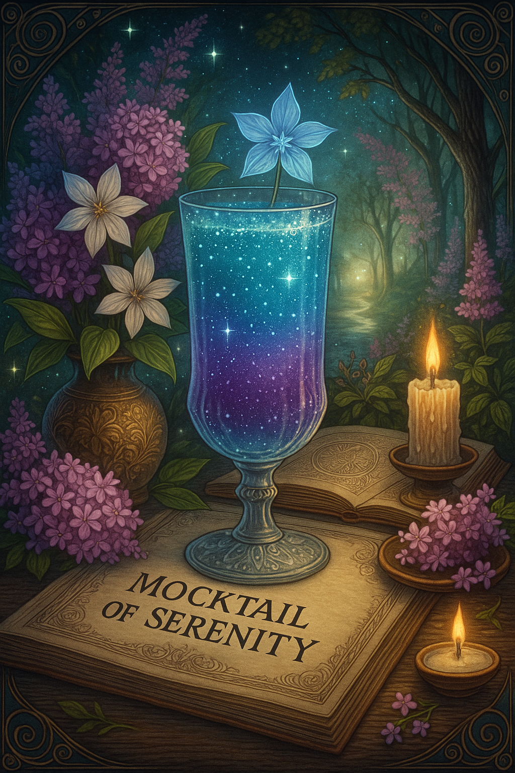 The Mocktail of Serenity a sip of the stars