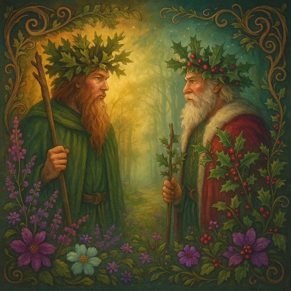 Oak King and Holly King V1 Oak King and Holly King