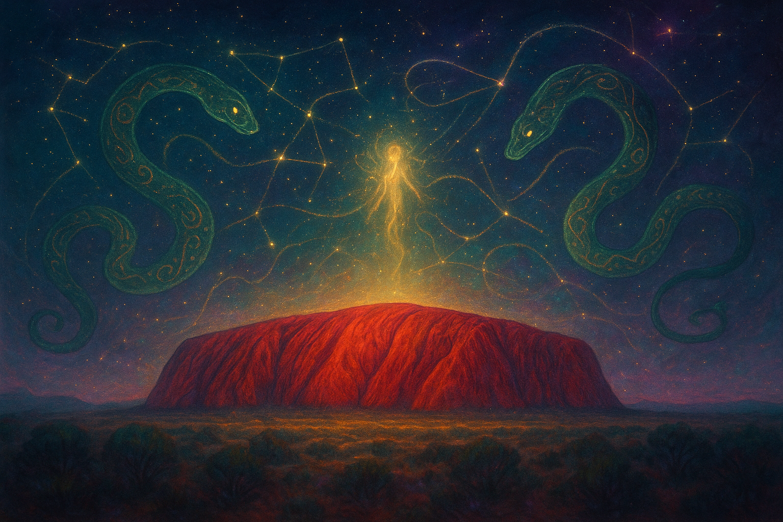 Uluru et la légende du Tjukurpa